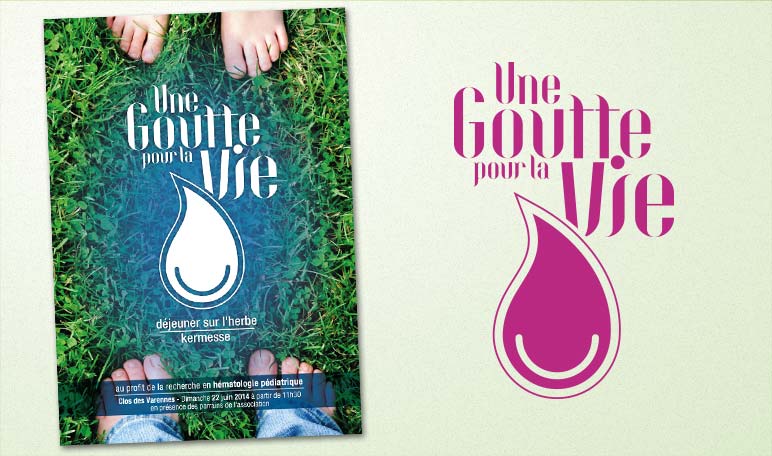 Logo Une Goutte pour la Vie